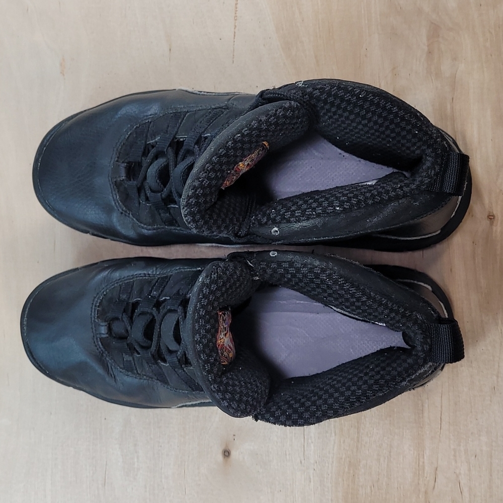 Nike Air Jordan 10 Retro GS Black Suede/Leather Vintage Sneakers 050406 - Picture 9 of 10
